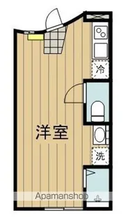 くぼみアパートメント【104号室】の間取り