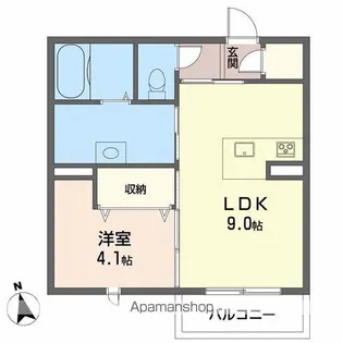 ルミナス コート【2階】の間取り