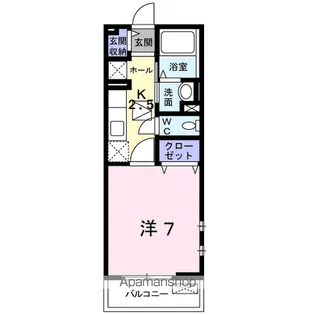 カーサ桜【1階】の間取り