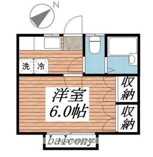 スクエア富里A棟【1階】の間取り