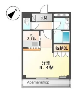 PARISⅡ(パリツー)【1階】の間取り