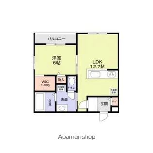 TREE TOPS 代々木【1階】の間取り