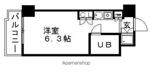 朝日プラザ名古屋ターミナルスクエア【5階】の間取り