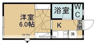 ベルトピア仙台12【101号室】の間取り