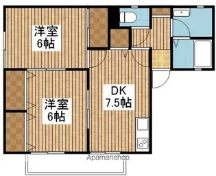 サンライフ川崎【1階】の間取り