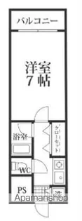 荒江四ツ角ビル【3階】の間取り