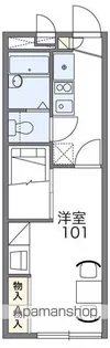 レオパレスウェルネス笹【2階】の間取り