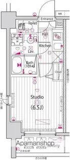 ガーラ シティ横浜反町【2F-4号室】の間取り