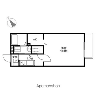 ウエストパレス【1階】の間取り