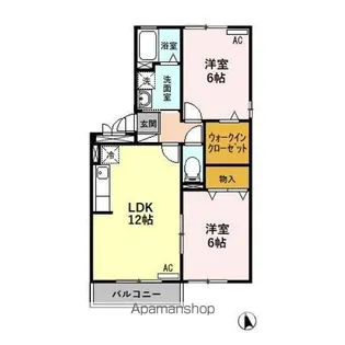 ジェントリー【2階】の間取り