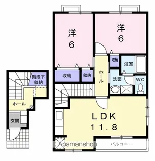 ステイブル【2階】の間取り