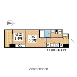 パークアクシス名古屋山王【10階】の間取り