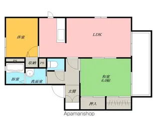 グリーンオアシス【2階】の間取り