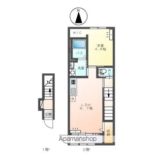 ルナ ハウス【2階】の間取り