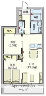 シニア限定 ヘーベルVILLAGE 浦和美園【1階】の間取り