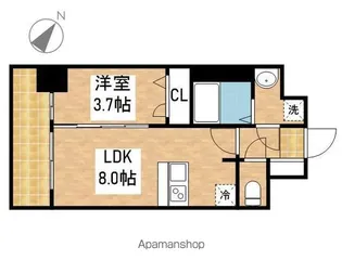 アステリ鶴舞エーナ【7階】の間取り