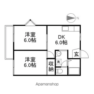 藤田コーポⅡ【1階】の間取り
