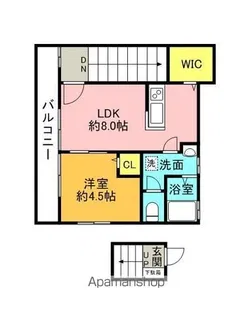 クレール【2階】の間取り