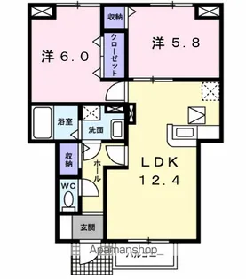 グランドキャニオン【1階】の間取り