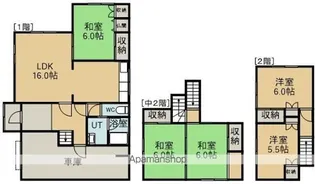 北海道函館市昭和3丁目【一戸建】の間取り