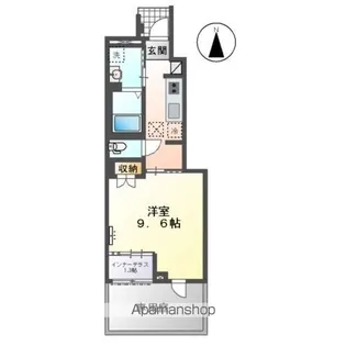 М’S LUNA Ⅱ(エムズ ルナⅡ)【1階】の間取り