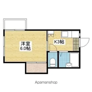 マナベハイツ【1階】の間取り