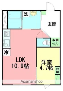 BLU LEGNA【1階】の間取り