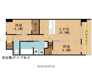 スプランディッド城東関目【9階】の間取り