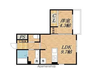 マキ・リヴィエール栄【105号室】の間取り