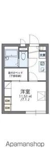 レオパレスMAY21石橋【2階】の間取り