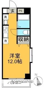 1Rの間取り画像