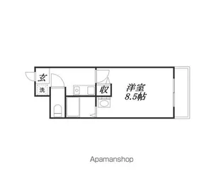 サンクリエート草津【6階】の間取り