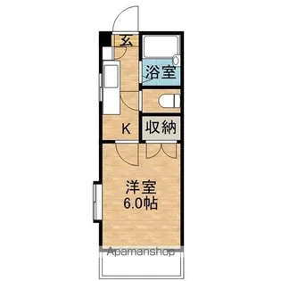 エントピア上荒田第2【2階】の間取り
