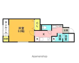 イーリッチテラス寺尾上【1階】の間取り