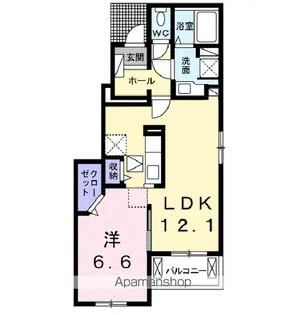マーベラスA【1階】の間取り