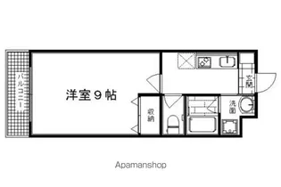 メイプルリーフ嵯峨野【105号室】の間取り