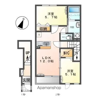コンフォール K【2階】の間取り