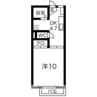 グリーンハイツ【101号室】の間取り
