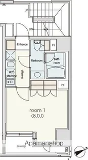 カスタリア日本橋【7階】の間取り
