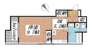 マ・シャンブル南池袋【9階】の間取り