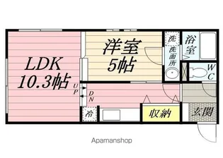 ポーザタウン当別NO−1【3階】の間取り