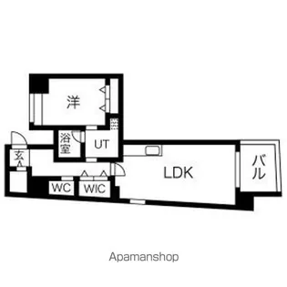 N apartment【7階】の間取り