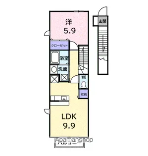 メゾンY04【2階】の間取り