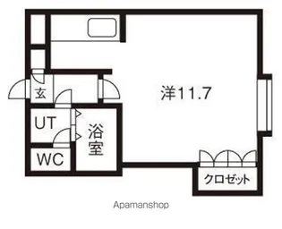 文京台レジデンスⅡ【415号室】の間取り