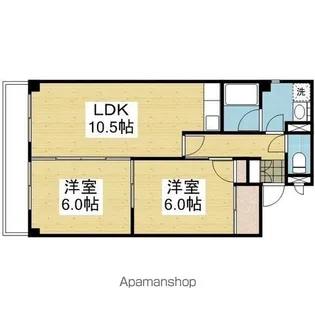 サクラメントハイツ【401号室】の間取り