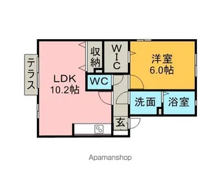 パークハイム柊山【1階】の間取り