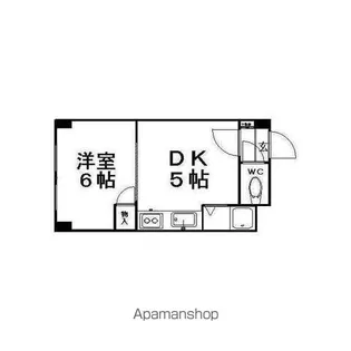 クレドールマンション【1階】の間取り
