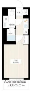 RELUXIA赤羽志茂【204号室号室】の間取り