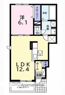 ミレーワ白金【1階】の間取り