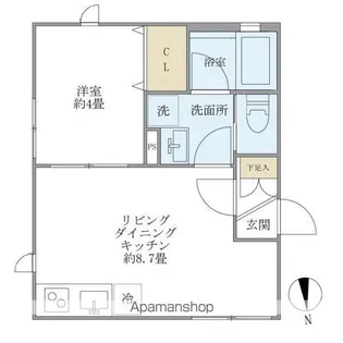 ミューズ新小岩【2階】の間取り